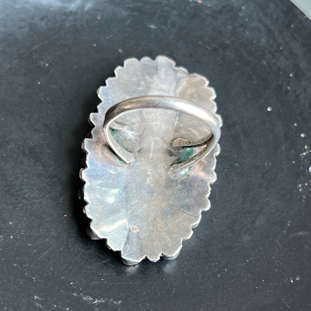 Turquoise Cluster Ring - image 3